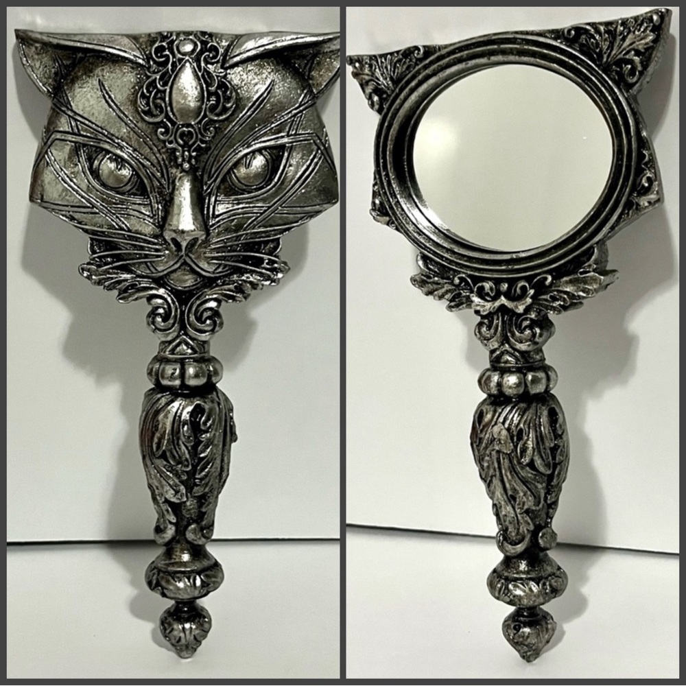 ALCHEMY ENGLAND “SACRED CAT” HAND MIRROR BNIB